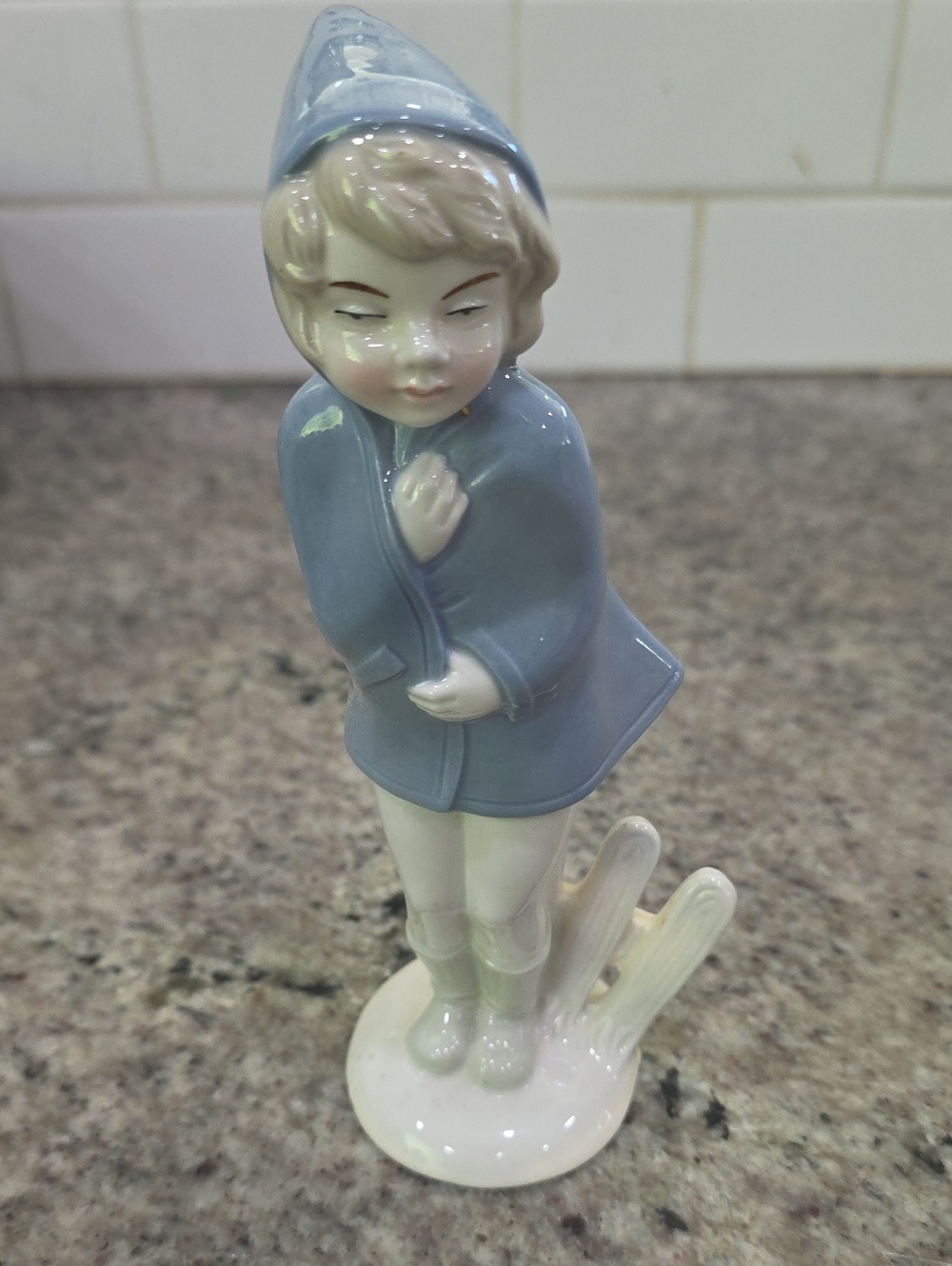 Blue And White Figurine